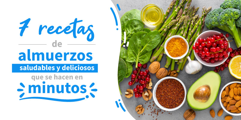 7 recetas de almuerzos saludables y deliciosos que se hacen en minutos