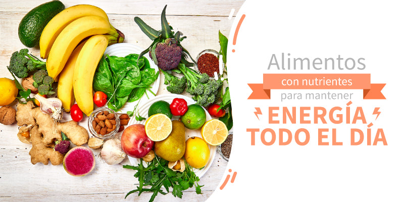 Alimentos con nutrientes para tener energía todo el día