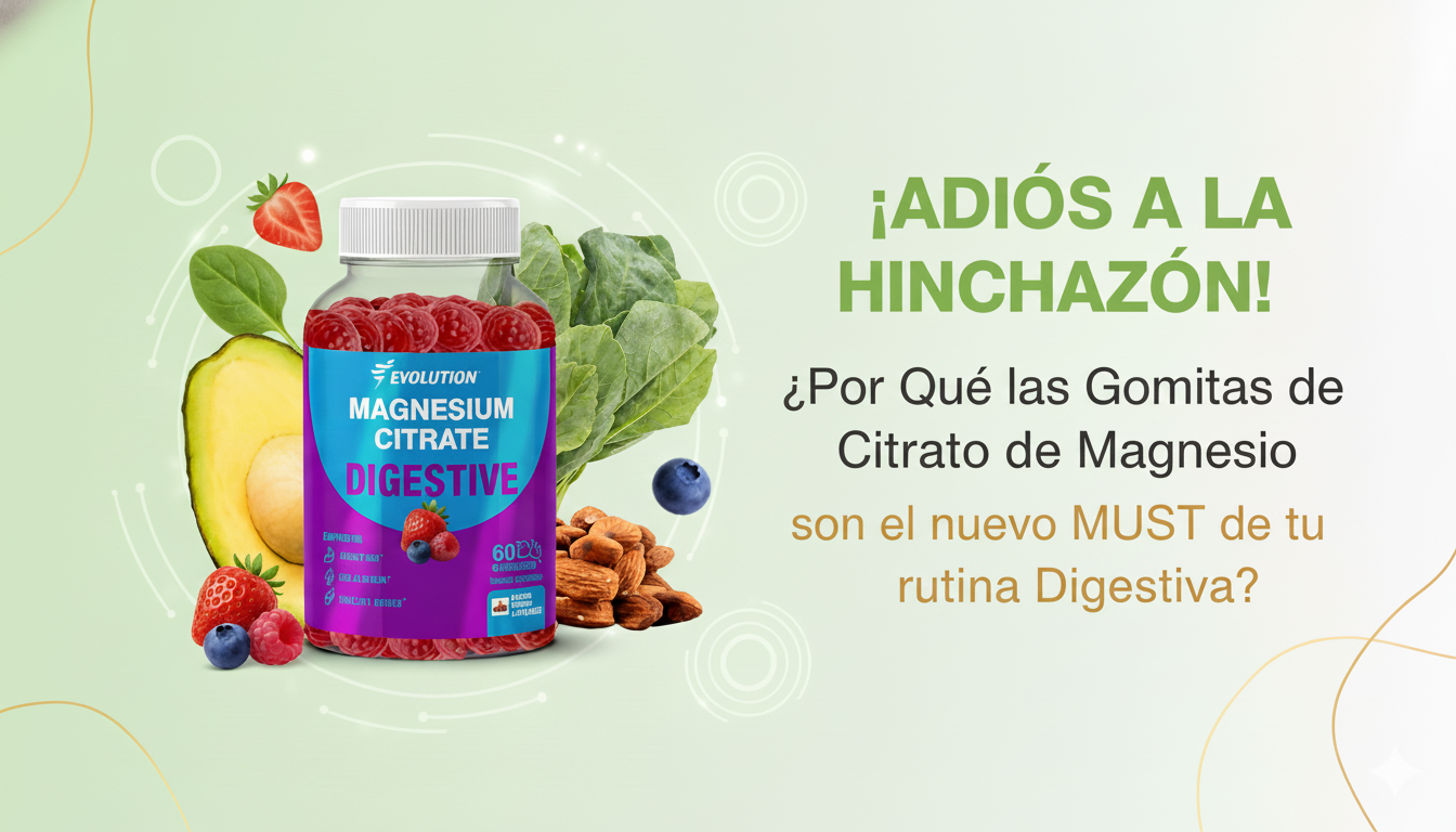 Adiós a la Hinchazón: Por Qué las Gomitas de Citrato de Magnesio son el Nuevo "Must" de tu Rutina Digestiva