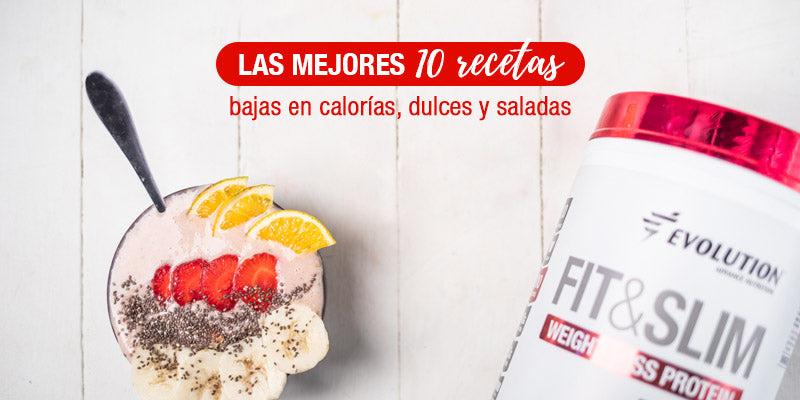 Las mejores 10 recetas bajas en calorías, dulces y saladas