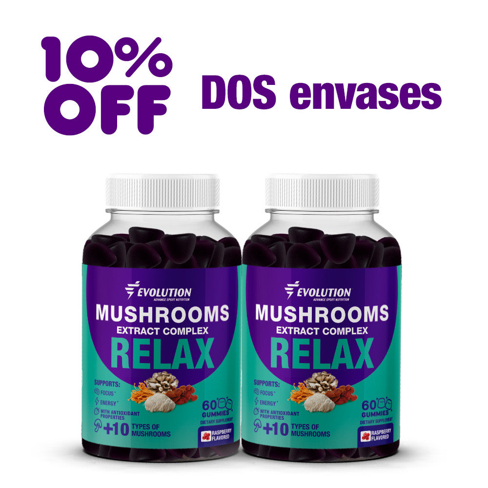 Gomitas de Mushroom 10 en 1:  Extract Complex Relax