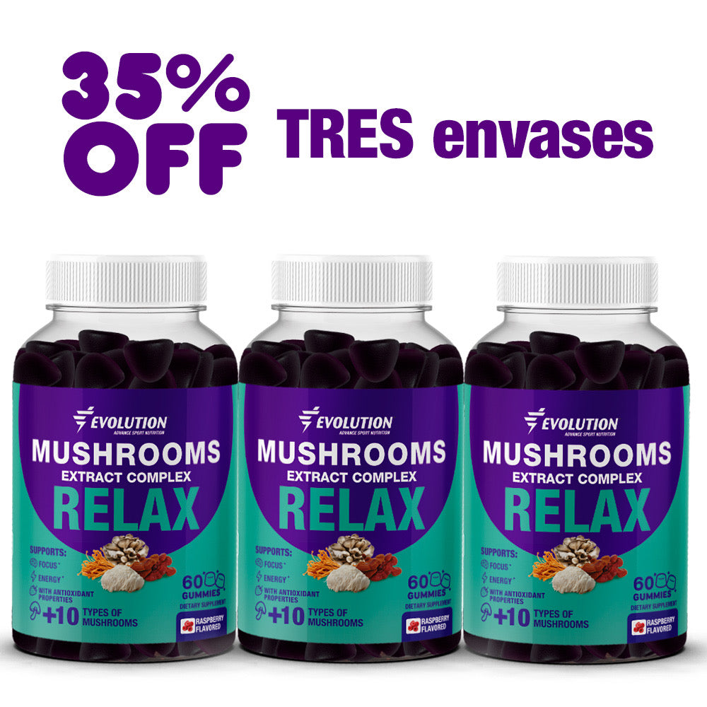 Gomitas de Mushroom 10 en 1:  Extract Complex Relax