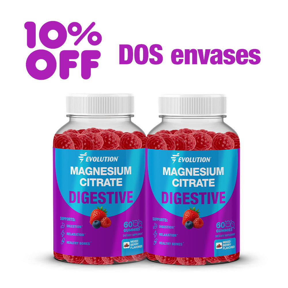 Gomitas de citrato de magnesio soporte digestivo