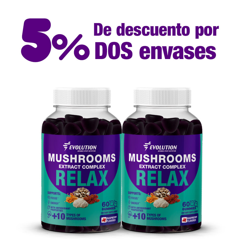 Gomitas de Mushroom 10 en 1:  Extract Complex Relax